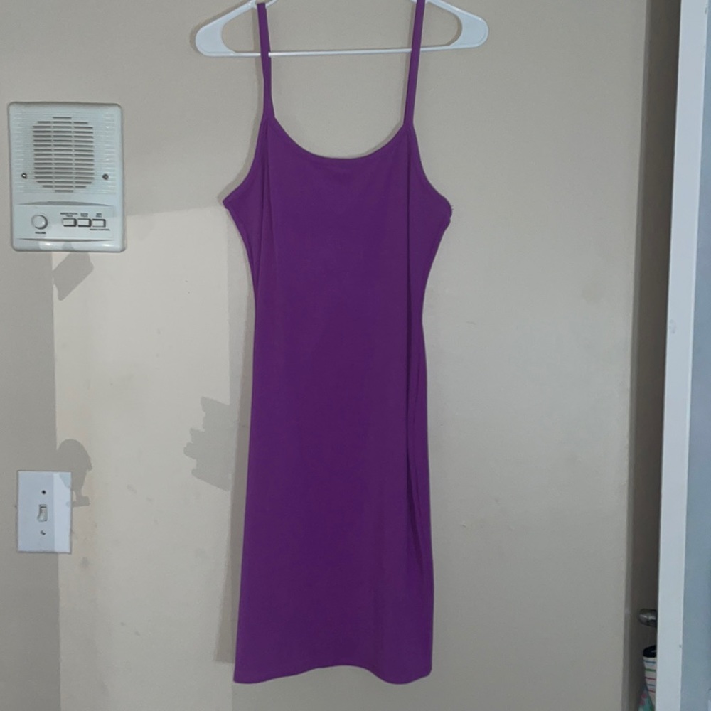 Spaghetti strapped mini dress